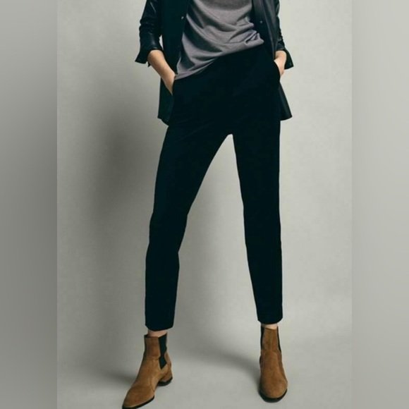 Massimo Dutti black velvet trousers - Picture 14 of 14